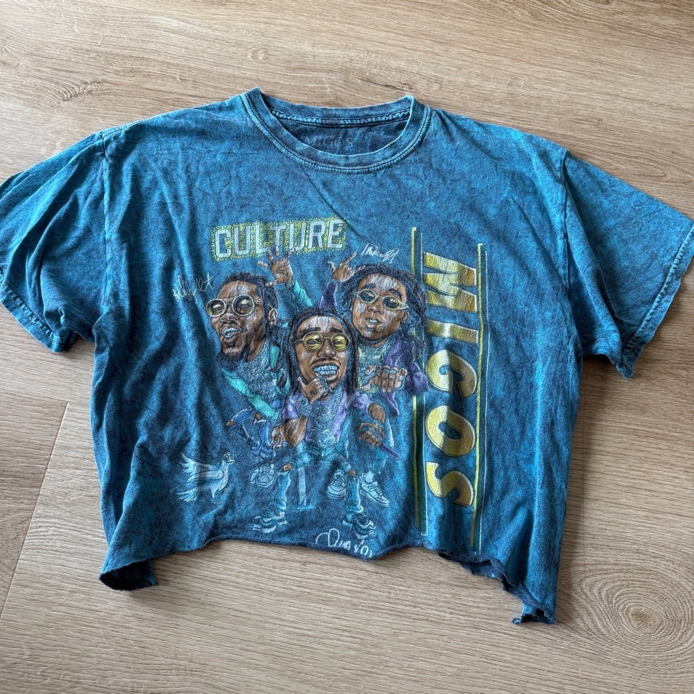 Cropped Migos Culture Concert Tshirt